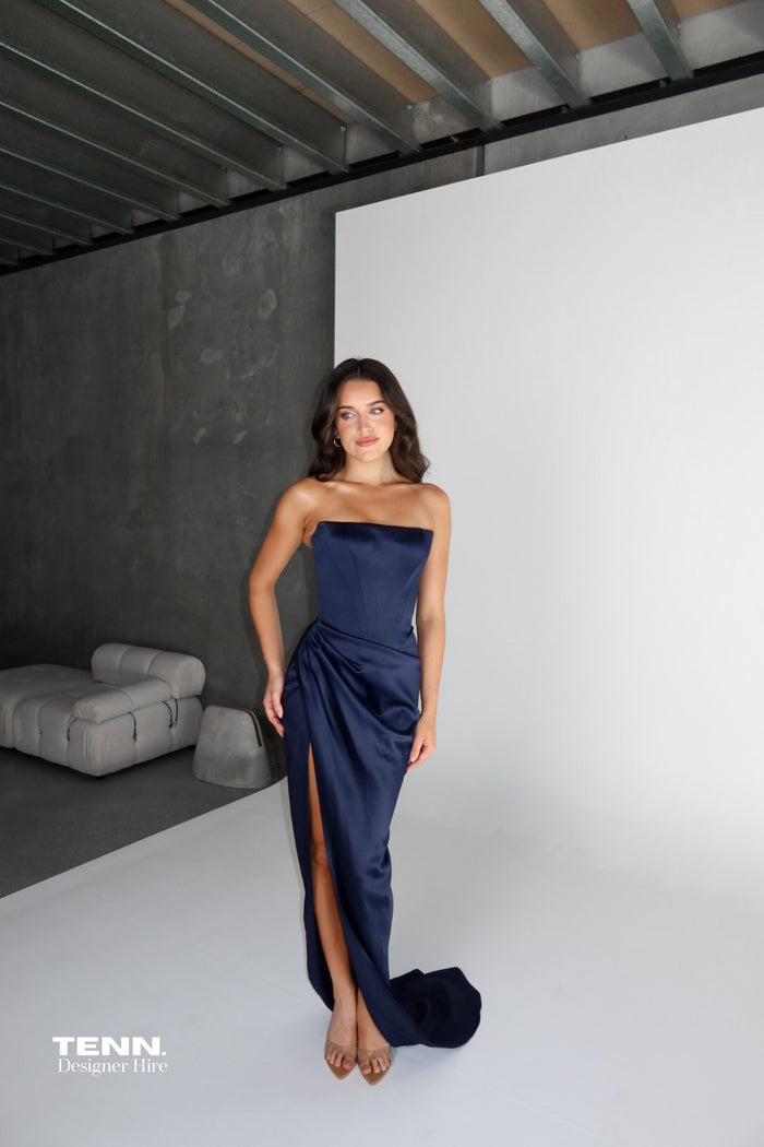 Diour Gown - Navy