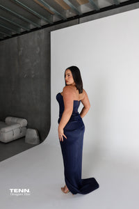 Diour Gown - Navy