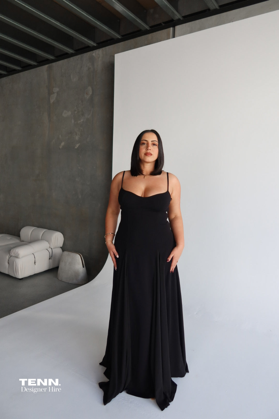 Paloma Dress - All Black