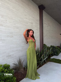 Gaia Gown - Rich Green