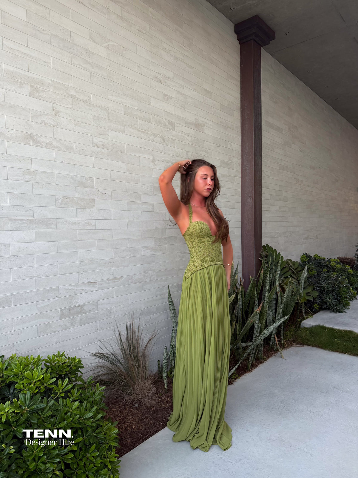 Gaia Gown - Rich Green