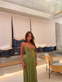 Gaia Gown - Rich Green