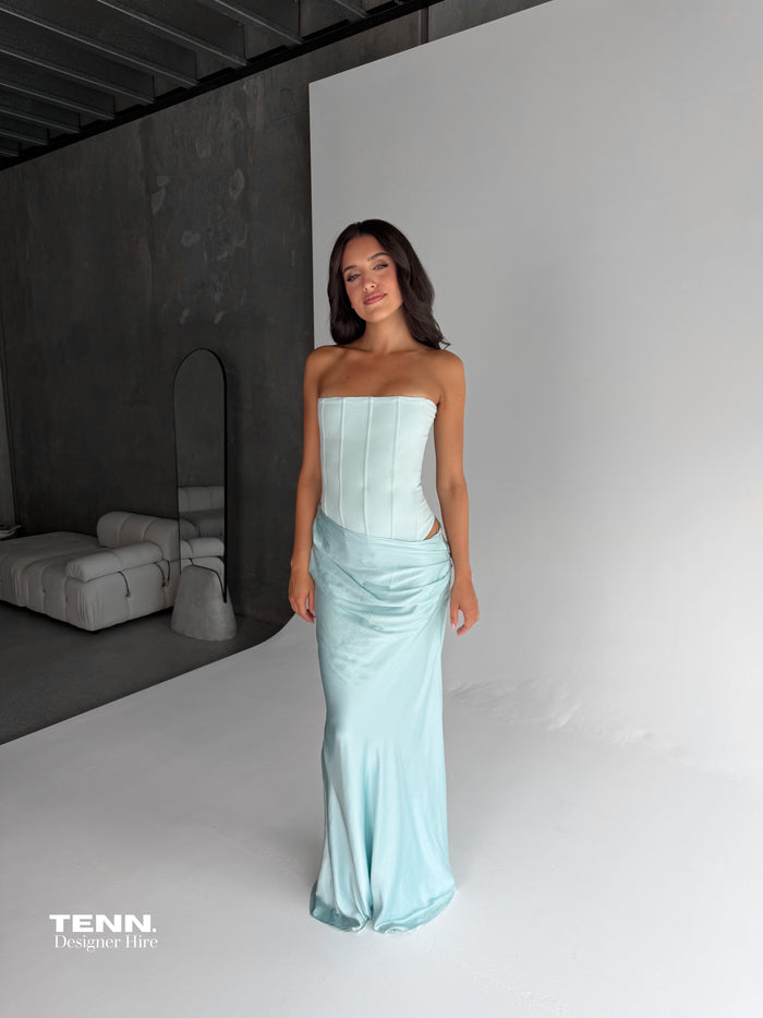 Huxley Gown - Aqua
