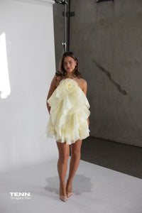 Pandorea Layered Mini Dress - Butter