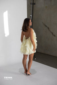 Pandorea Layered Mini Dress - Butter