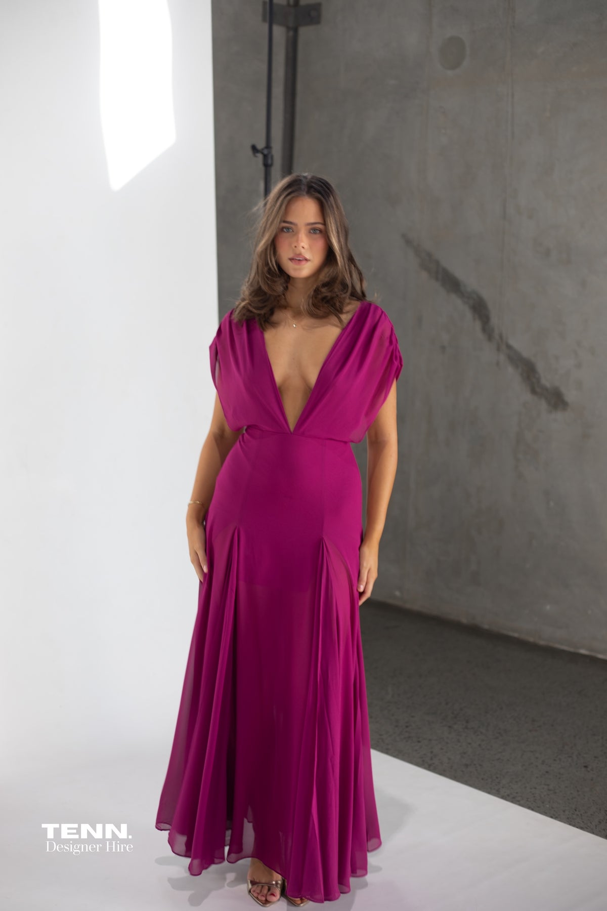 Gia Dress - Fuchsia