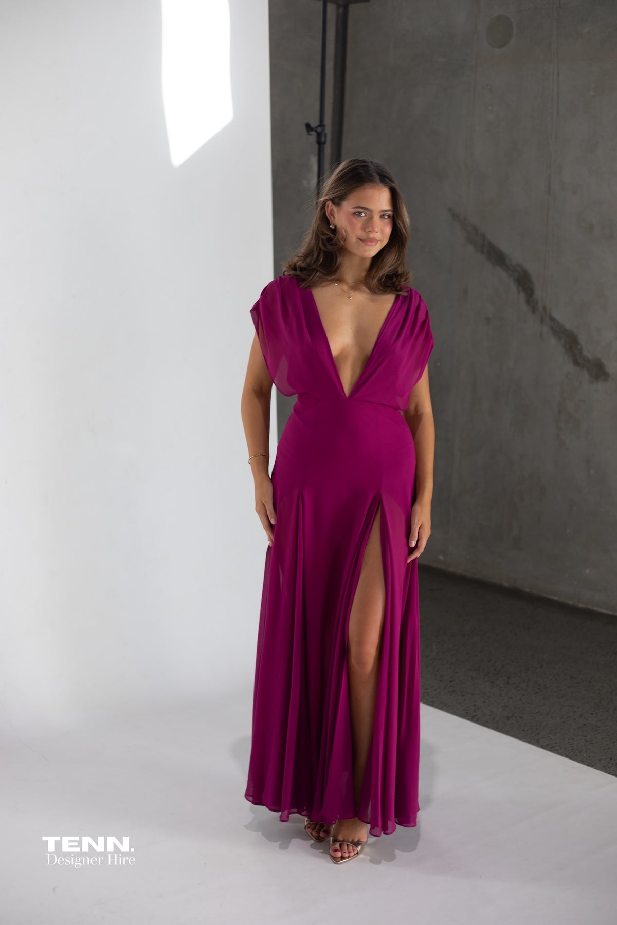 Gia Dress - Fuchsia