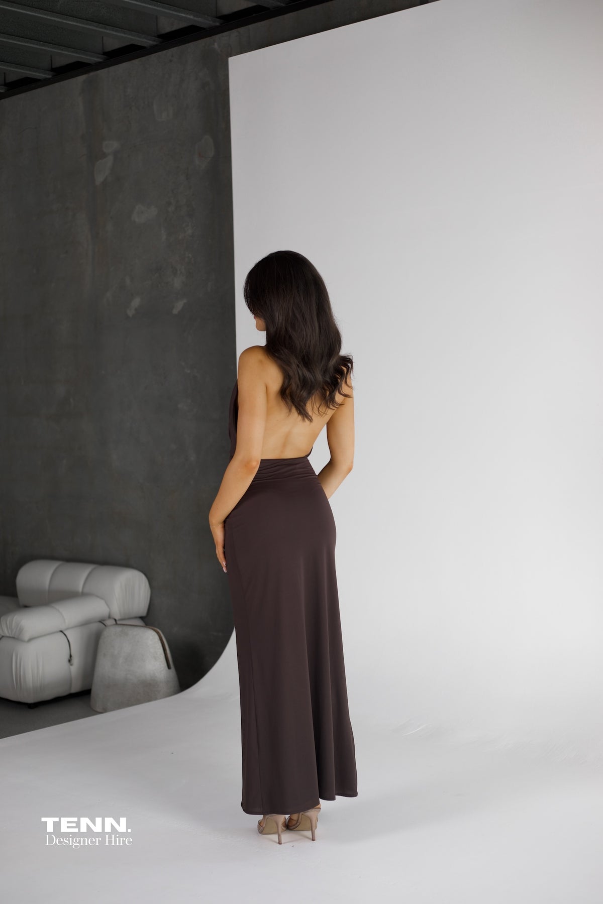 Bec and Bridge chocolate dress