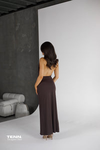 Bec and Bridge chocolate dress