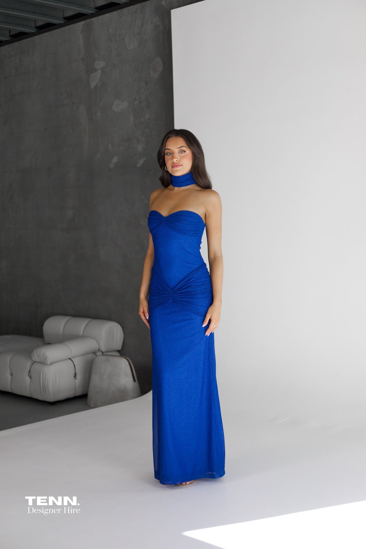 Blue formal dress