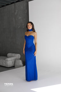Blue formal dress