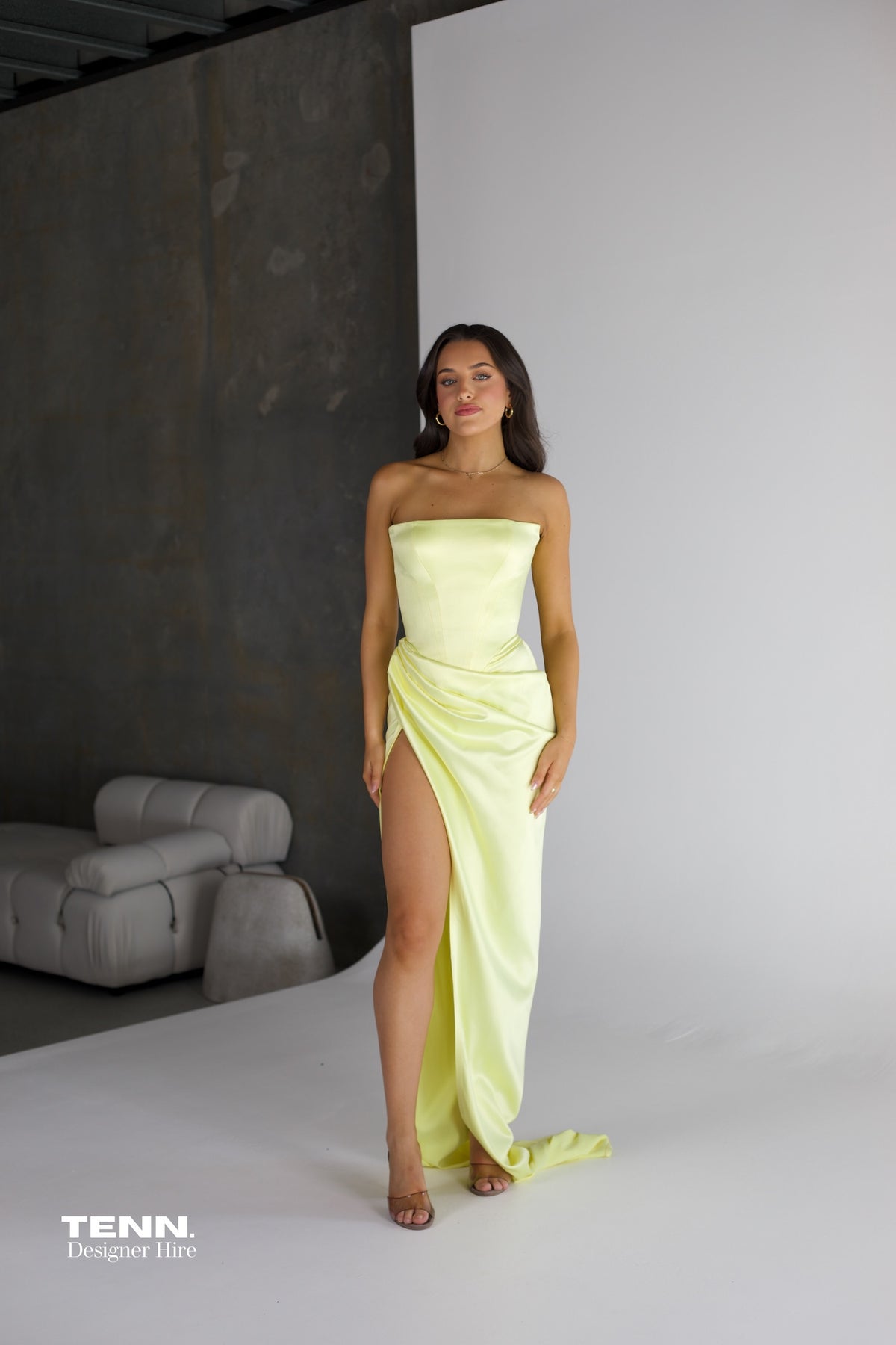 Lia Stublla yellow dress
