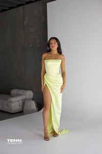 Lia Stublla yellow dress