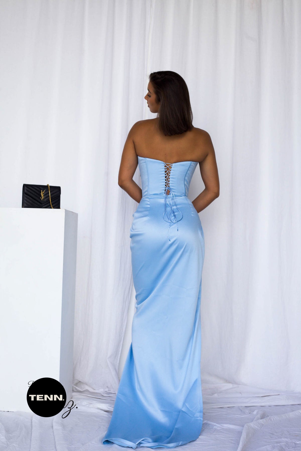 Light blue formal dress