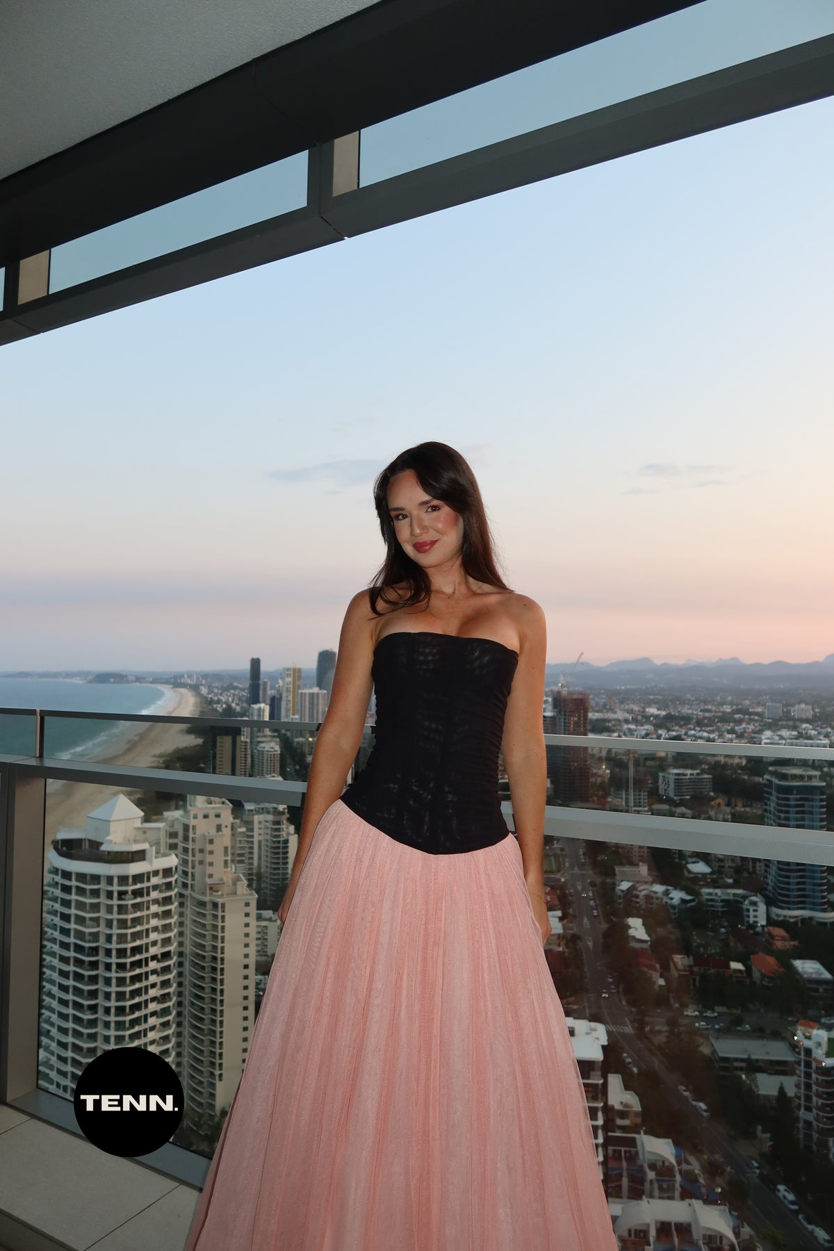 Pink formal dress