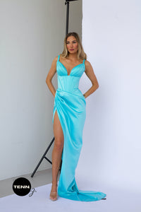 Aqua Formal Dress