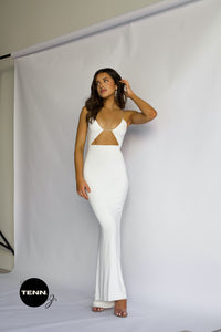 Natalie Rolt Cher Gown White