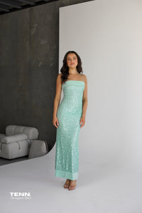 Elizabeth Dress- Malachite