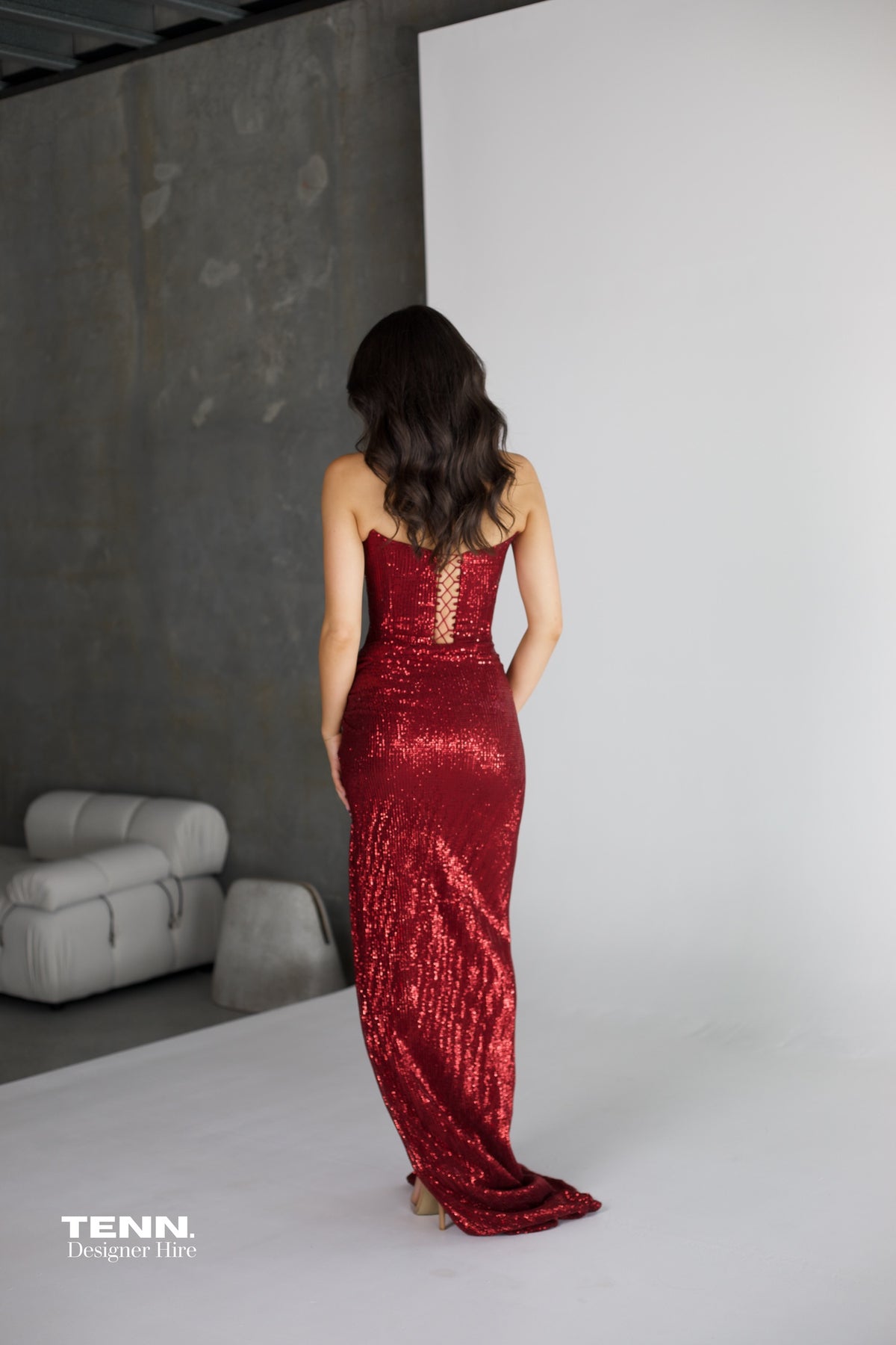 Chanel Gown - Wine