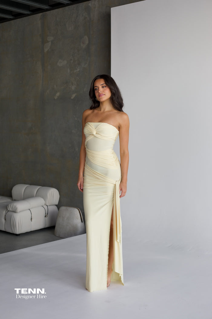 Miranda Gown - Lemon