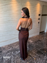 Bronte Top & Allira Skirt set - Espresso