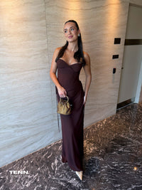 Verity Bustier & Allira Skirt set - Espresso