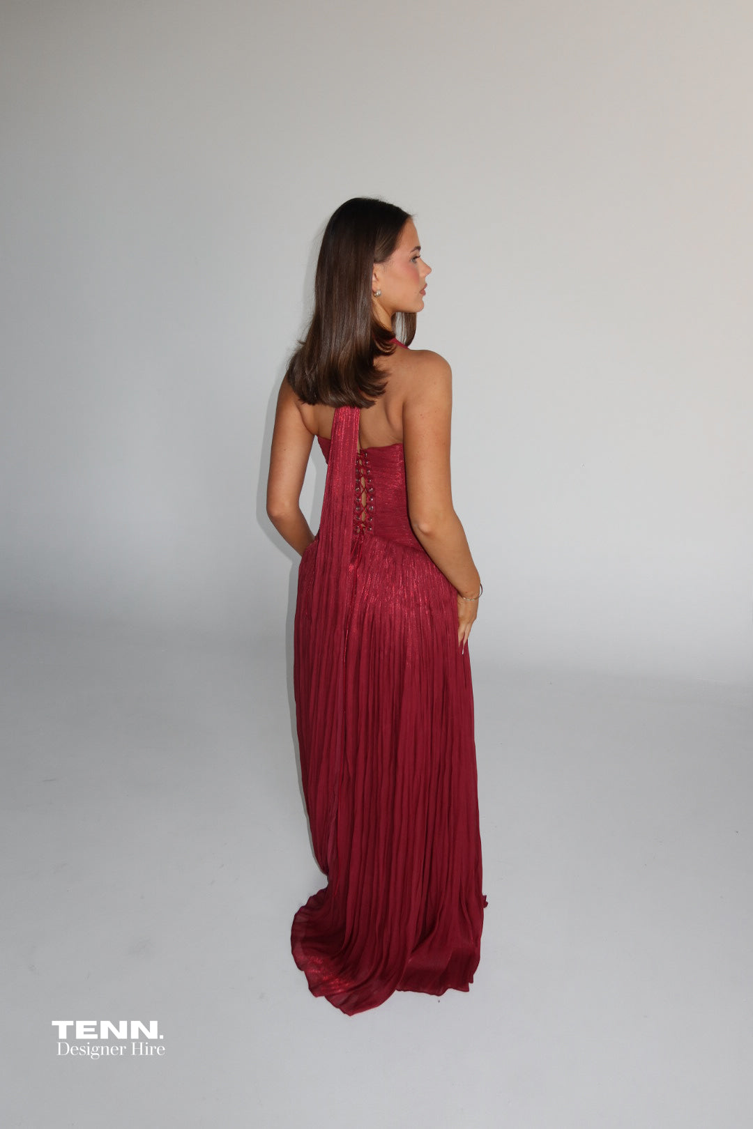 TENN Exclusive Victoria Halter Gown TENN Designer Hire