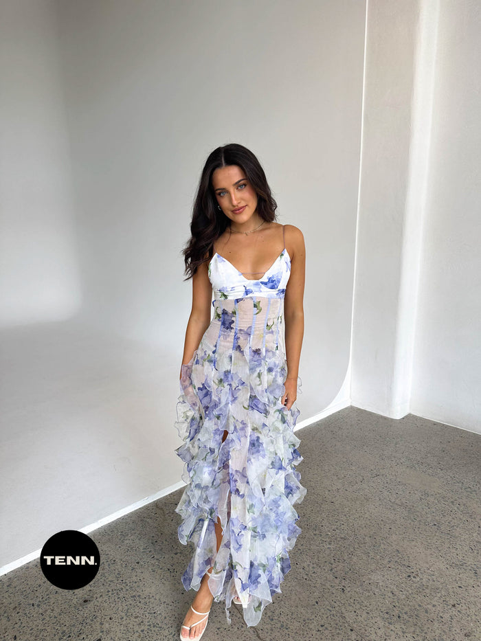 Menti Iris flower dress