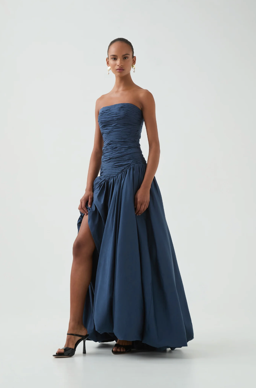 Sunbeam Bustier & Violette Bubble Skirt Set - Slate