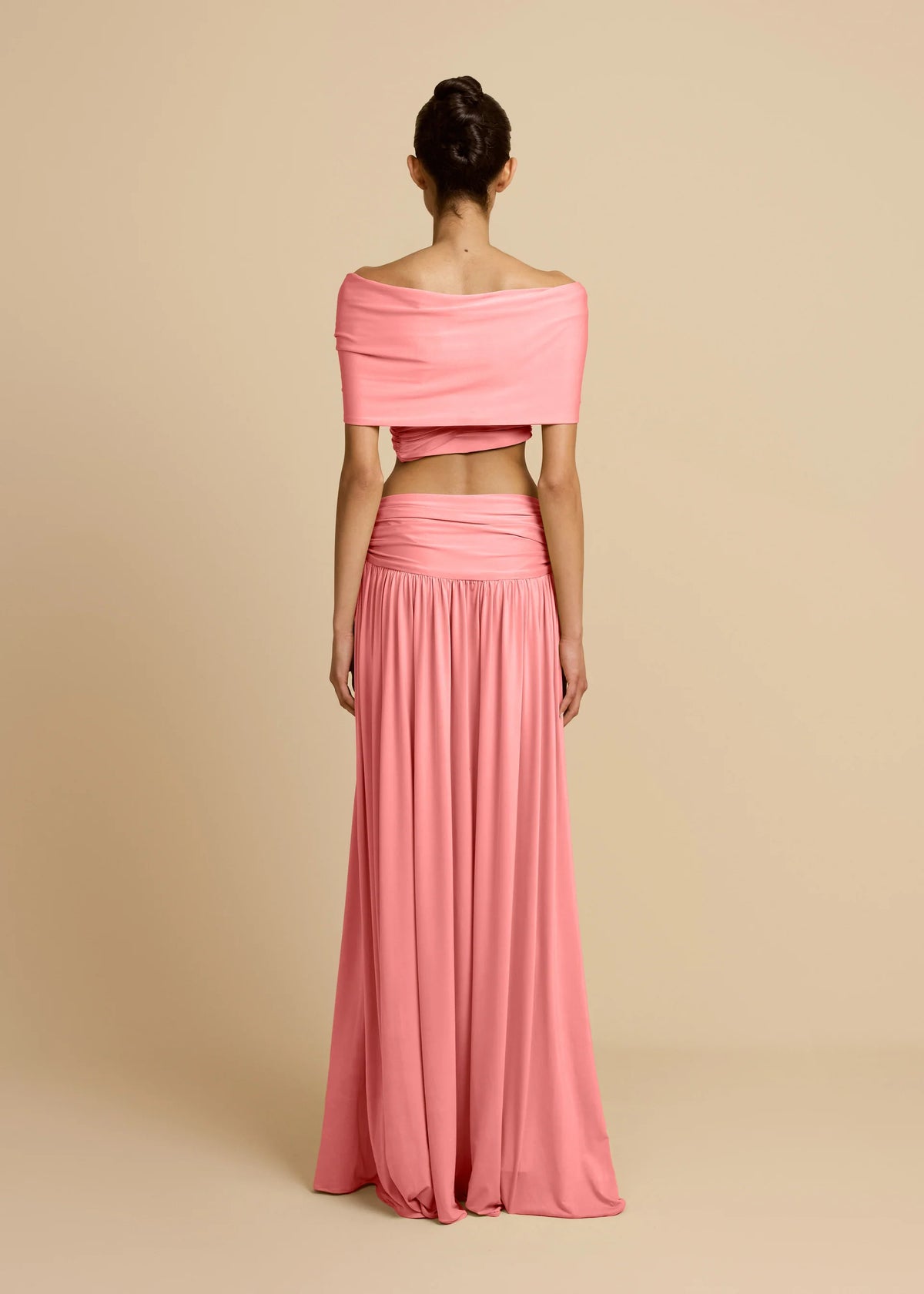 Alessia top & Maxi Skirt - Dusty Pink