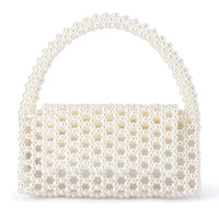 Amrita Beaded Clutch - White