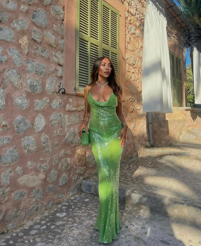 EX HIRE: Gaia Dress - Green