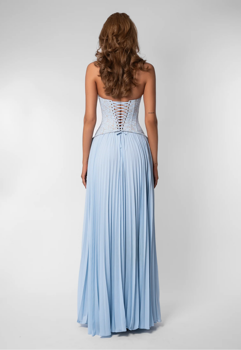 Fenity Gaia Dress Hire in Blue | TENN Designer Dress Hire – TENN.