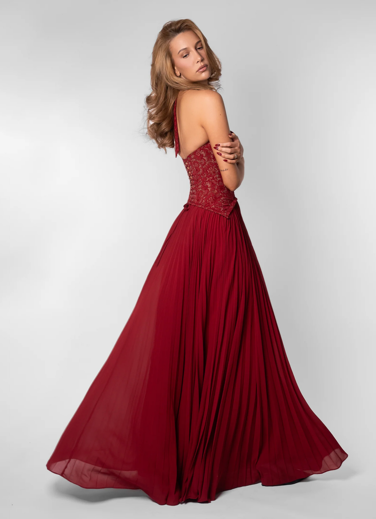 Gaia Dress - Red