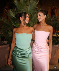 Persephone Corset Gown - Jade Green