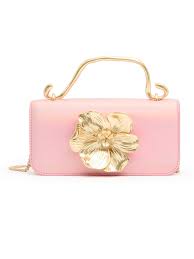 Alessia Flower Clutch - Pink