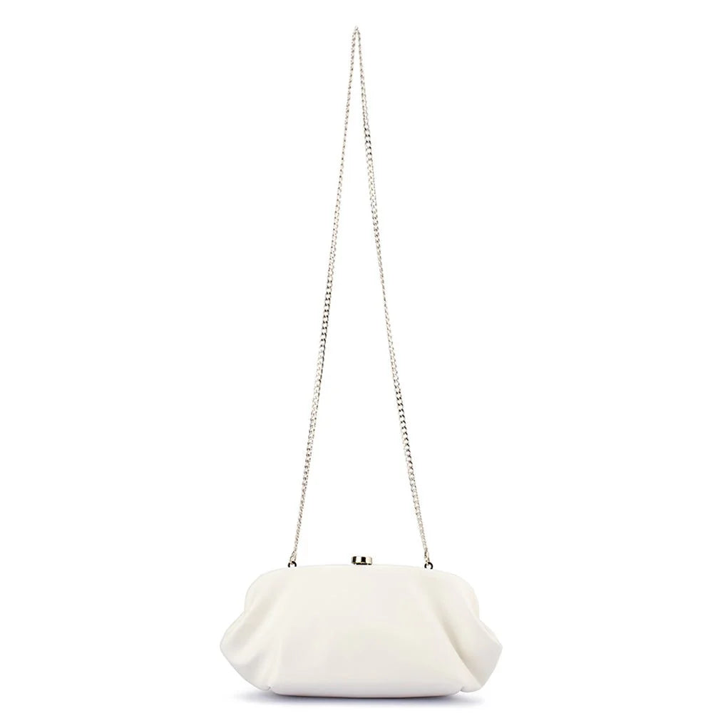 Josefina Framed Clutch - White