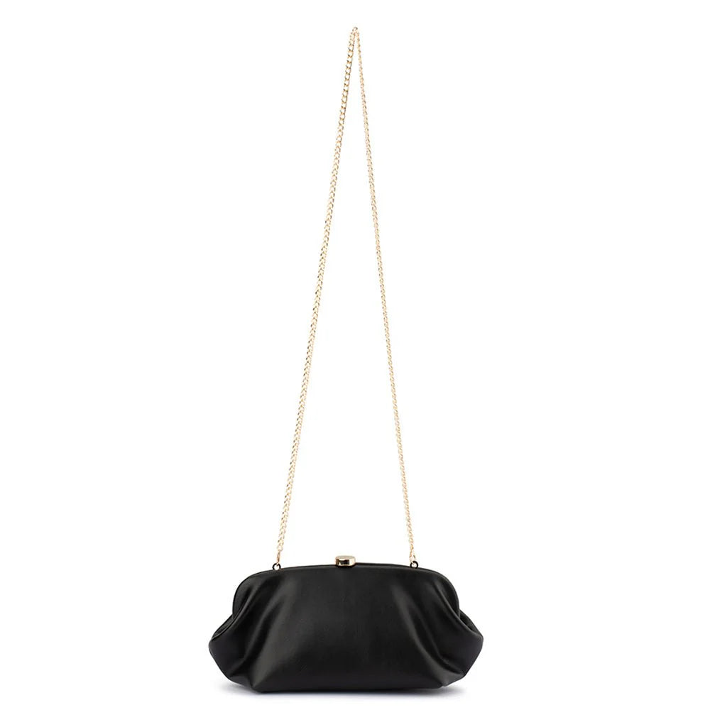 Josefina Framed Clutch - Black