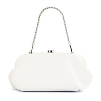 Josefina Framed Clutch - White