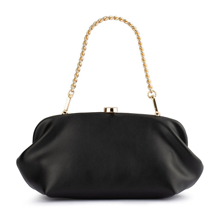 Josefina Framed Clutch - Black