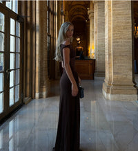 Sisal Mesh Dress - Espresso