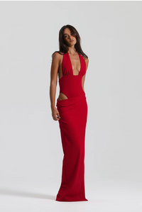 Becca Bodysuit & Skirt Set - Cherry