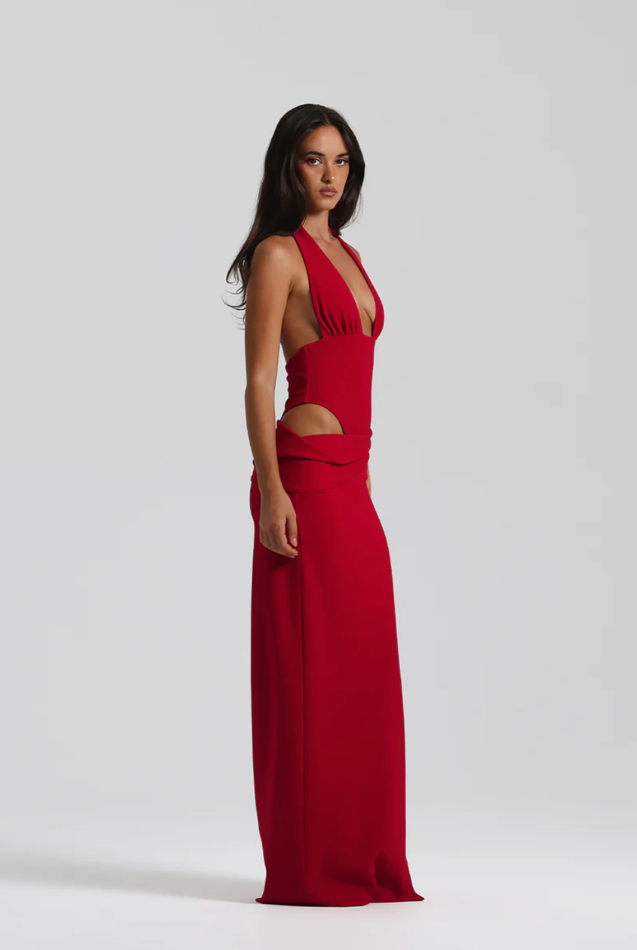 Becca Bodysuit & Skirt Set - Cherry