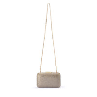 Ronny Crystal Mesh Clutch - Champagne